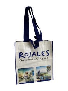 Bolsa de doble asa de rafia