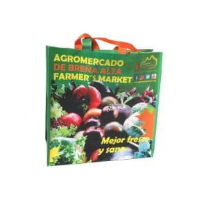 bolsa rafia con asas