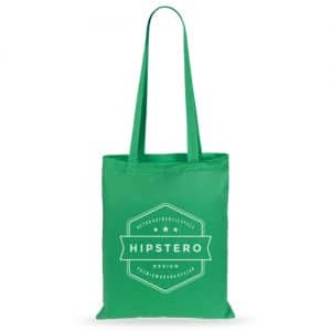 bolsa de algodon color verde