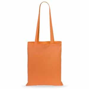 bolsa de algodon color naranja