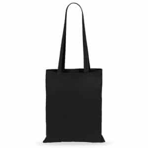 bolsa de algodon color negro