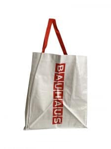 Bolsa de rafia XXL bauhaus lateral