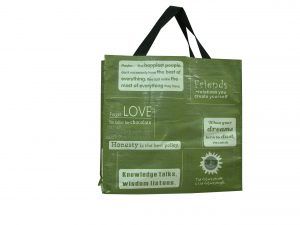 bolsa reutilizable de rafia