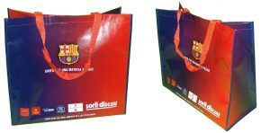 bolsa de rafia para FC BARCELONA
