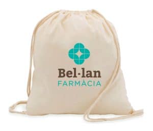 mochila de algodón