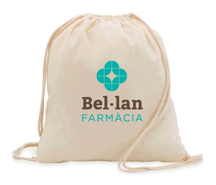 mochila de algodón