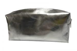 neceser de polipiel plata