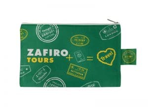 Portabonos económico de rpet zafiro tours logo