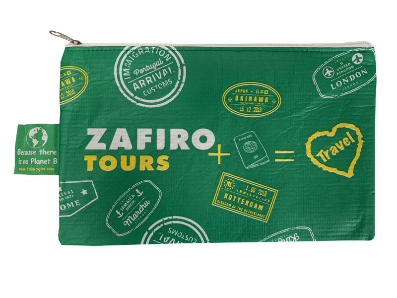 Portabonos económico de rpet zafiro tours