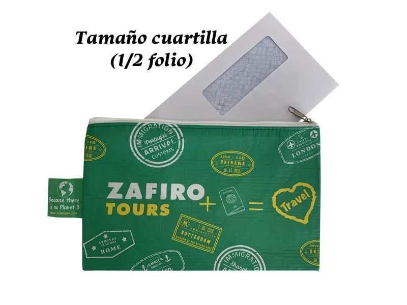 Portabonos económico de rpet zafiro tours